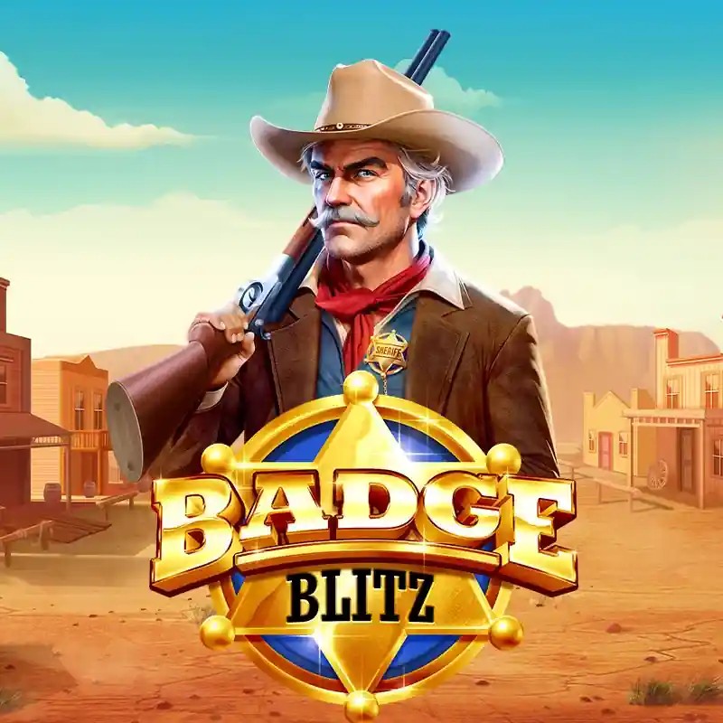 Badge Blitz by Pragmatic Play, showcased at mr-vegascasino.com – game logo