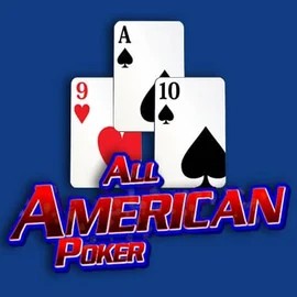 All American Poker slot logo by RTG (Reel Time Gaming) at Mr Vegas Casino