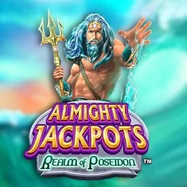 Almighty Jackpots – Realm of Poseidon game by Novomatic – logo hosted on Mr Vegas Casino