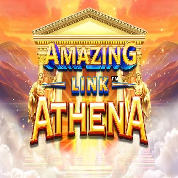 Amazing Link Athena slot logo by SpinPlay Games at Mr Vegas Casino
