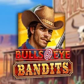Slots logo of Bulls Eye Bandits from Origins at Mr Vegas Casino