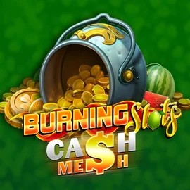 Burning Slots Cash Mesh slot logo by BF Games at Mr Vegas Casino