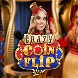 Crazy Coin Flip by Evolution, showcased at mr-vegascasino.com – game logo