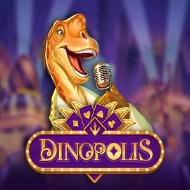 Dinopolis slot logo by Push Gaming at Mr Vegas Casino