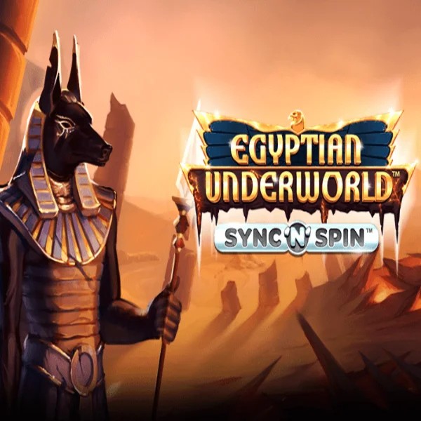 Egyptian Underworld logo by Greentube at Mr Vegas Casino