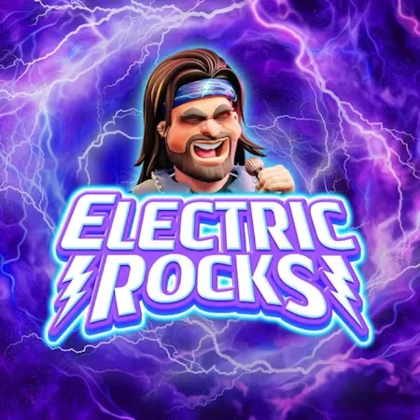 Electric Rocks slot visual from Inspired Gaming available on mr-vegascasino.com