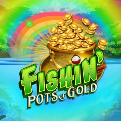 Fishin Pots Of Gold logo by Gameburger Studios Mr Vegas Casino