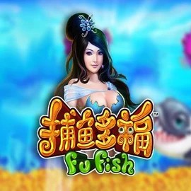Fu Fish online game logo by Skywind Group on mr-vegascasino.com