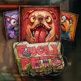 Try Fugly Pets slot by Stakelogic on mr-vegascasino.com – logo image