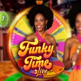 Live Casino logo of Funky Time from Evolution at Mr Vegas Casino