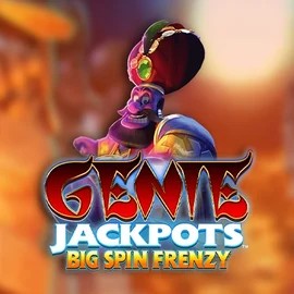 Official Jackpots logo: Genie Jackpots: Big Spin Frenzy by Blueprint Gaming at Mr Vegas Casino