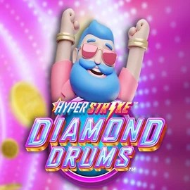 Official Slots logo: Hyper Strike Diamond Drums by Gameburger Studios at Mr Vegas Casino