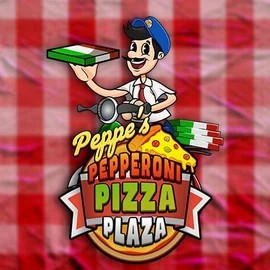 Peppe’s Pepperoni Pizza Plaza logo – Slots by Pragmatic Play at Mr Vegas Casino