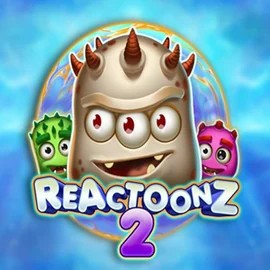 Reactoonz 2 by Play'n GO, showcased at mr-vegascasino.com – game logo