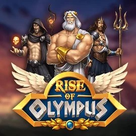 Rise of Olympus online game logo by Play'n GO on mr-vegascasino.com