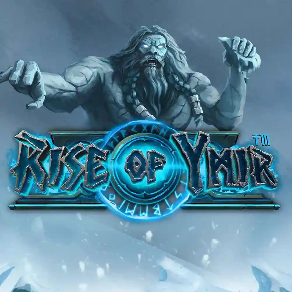 Rise of Ymir slot logo by Hacksaw Gaming at Mr Vegas Casino